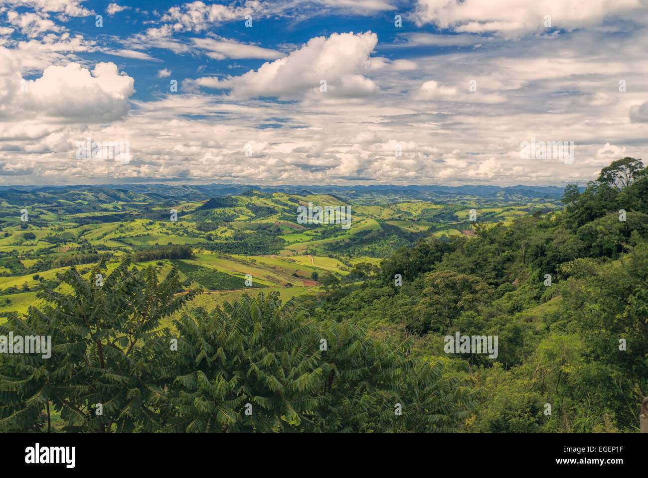 Malerische Aussicht auf Socorro in Brasilien, Südamerika Stockfoto
