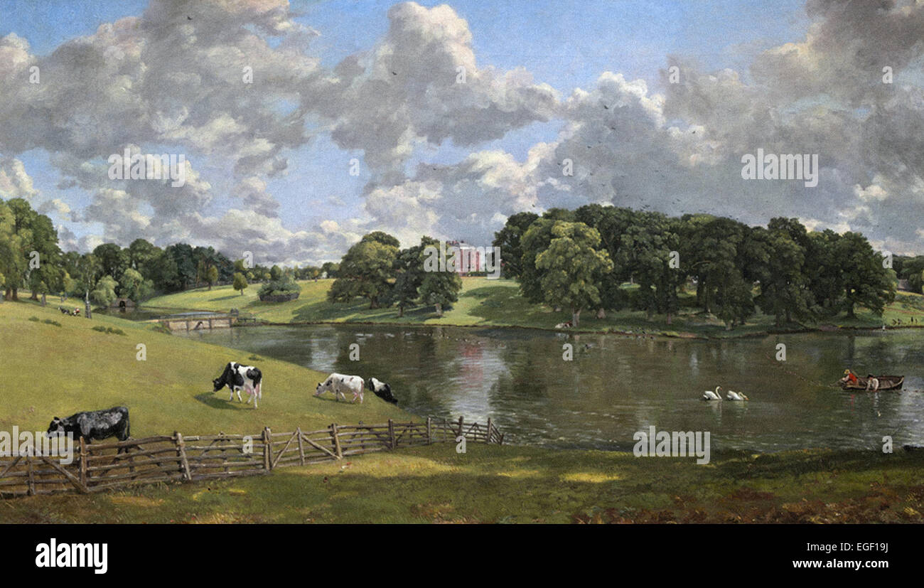John Constable Wivenhoe Park, Essex Stockfoto