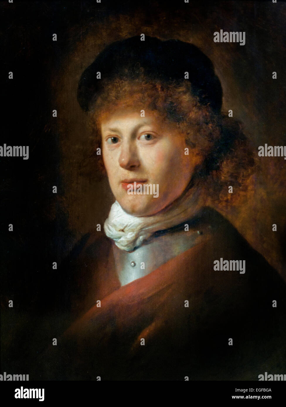 Porträt von Rembrandt 1629 Jan Lievens Niederlande Niederlande Holland Stockfoto