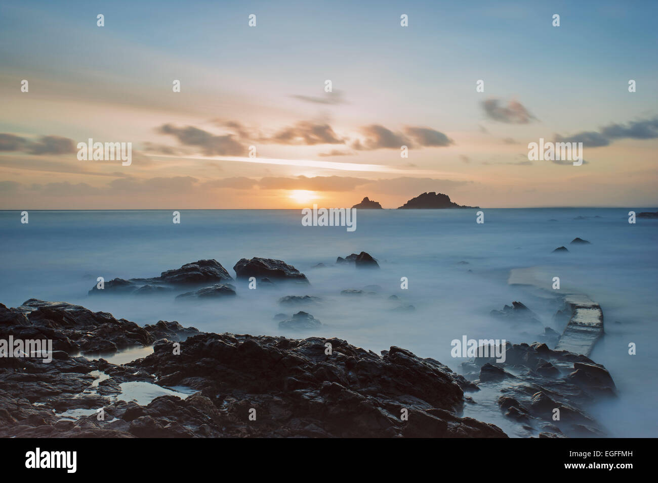 Des Priesters Cove Stockfoto