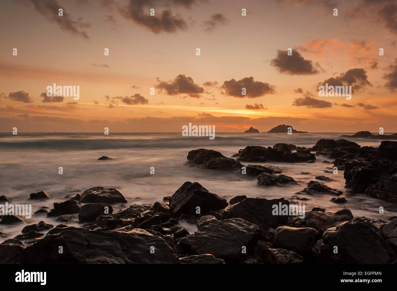 Des Priesters Cove Stockfoto