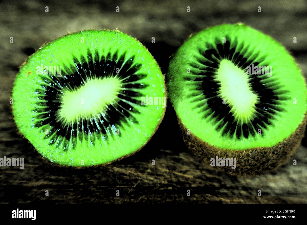 Kiwi, Studioarbeit, Hamburg, Deutschland. Stockfoto