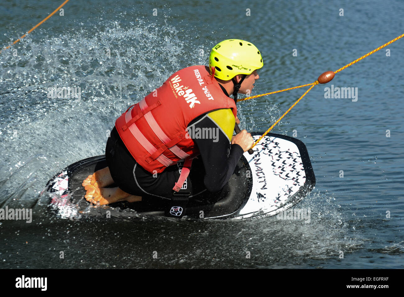 Wakeboarding Stockfoto