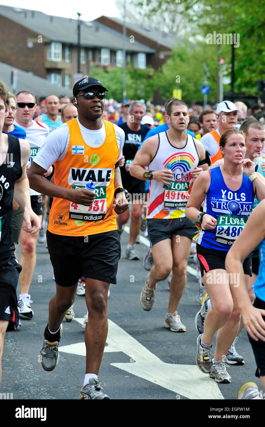 London Marathon Spaß oder Charity-Läufer Stockfoto