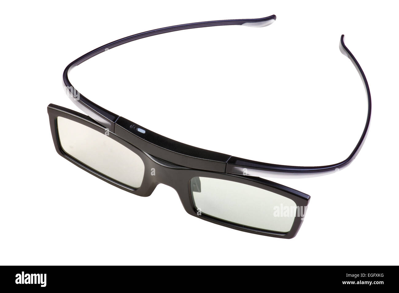 isoliertes Objekt auf weißen - 3d-Brille Stockfoto