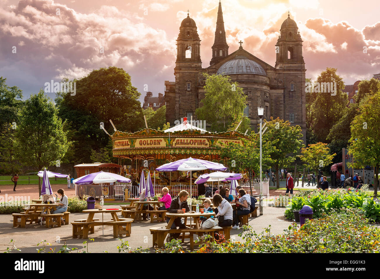 Princes Street Garden, Edinburgh Stockfoto