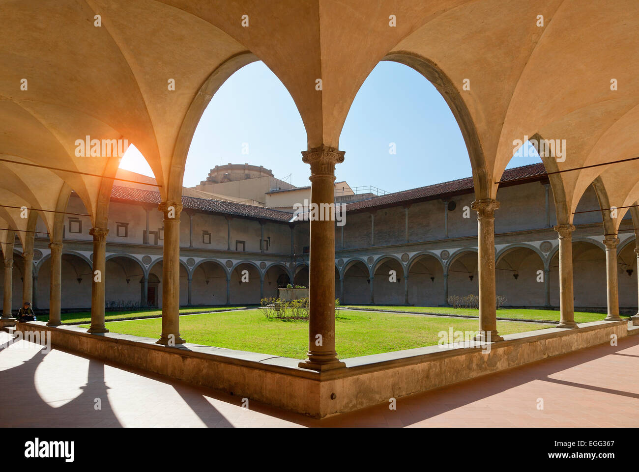 Florenz, Basilica di Santa Croce Stockfoto