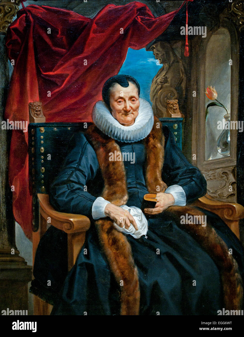 Magdalena de Cuyper 1635 Jacob Jordaens (1593 –1678) flämischen Barock Maler Belgien Belgien Stockfoto