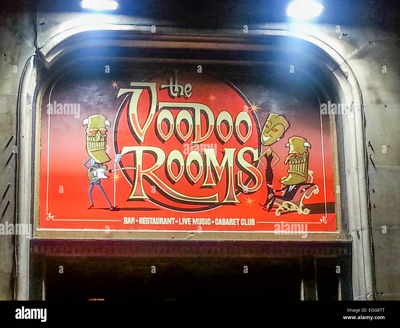 Voodoo Rooms, Edinburgh Stockfoto
