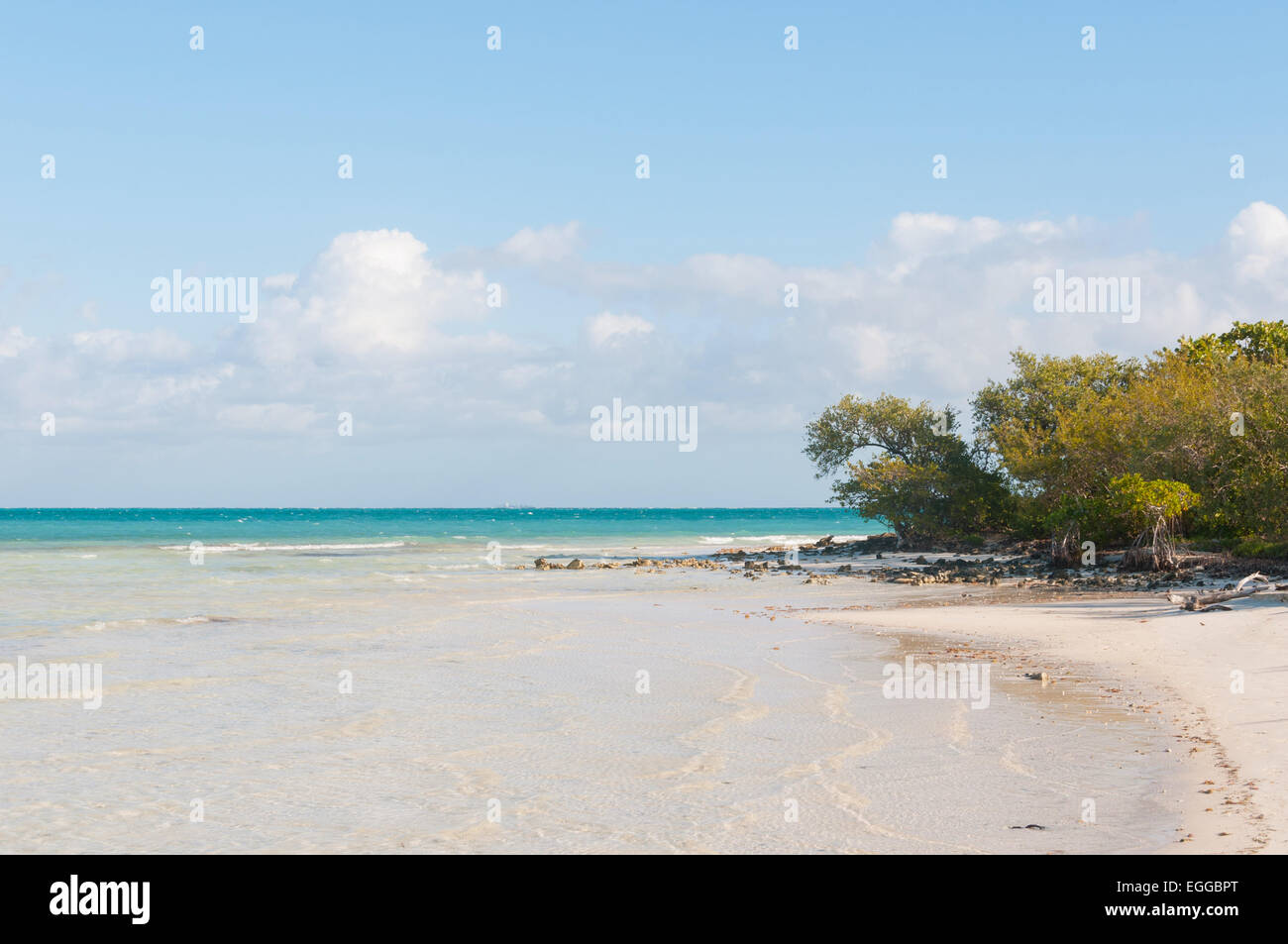 Cayo Coco Kuba Strand Stockfoto