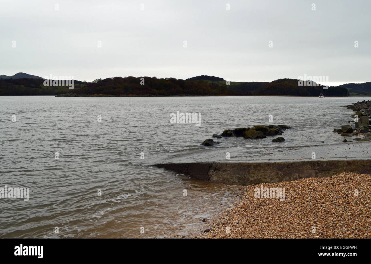 Kippford Slipanlage Stockfoto