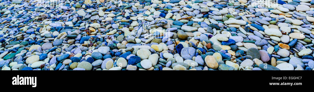 Bunte Kieselsteine Zypern Stockfoto