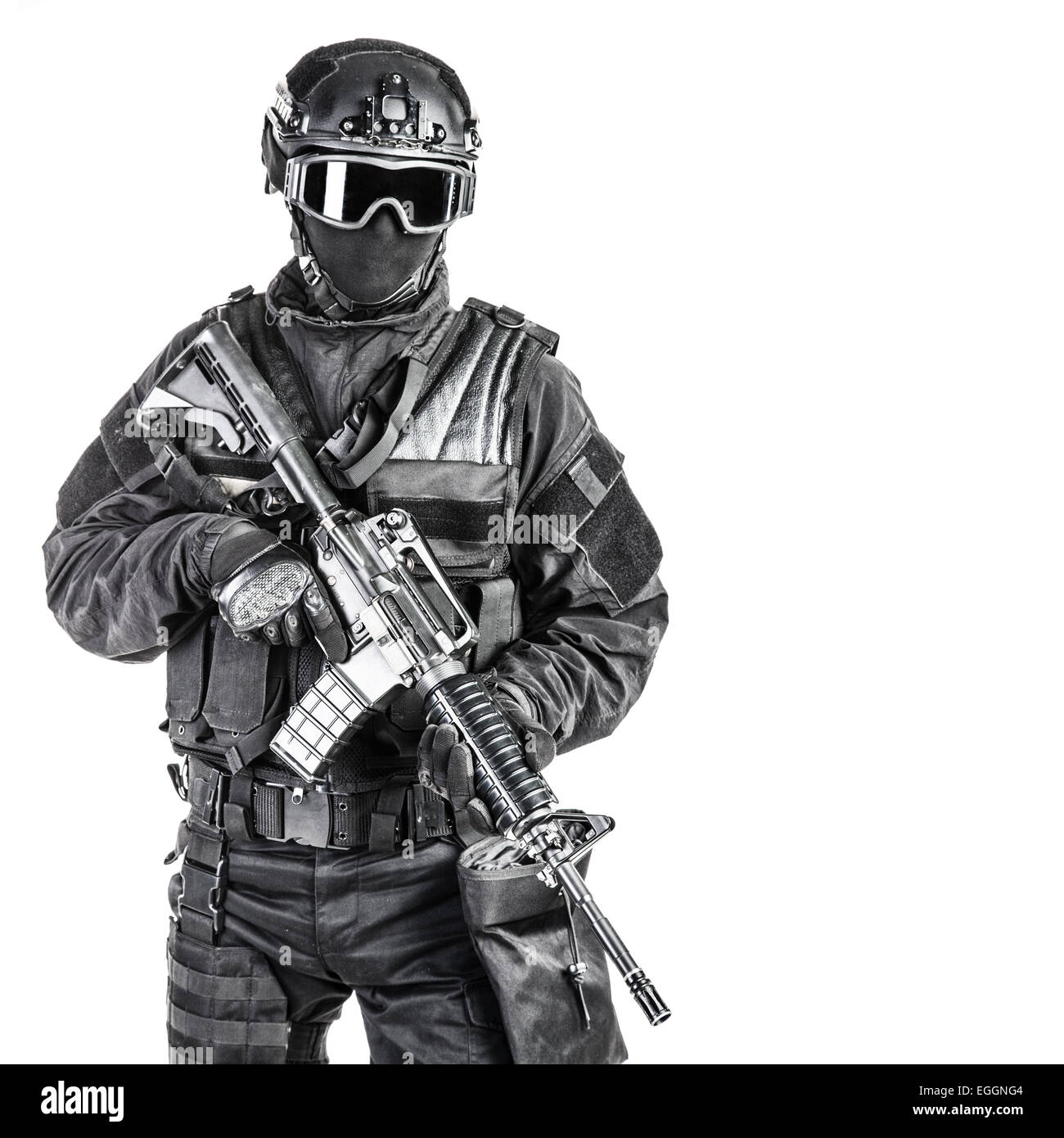 Spec Ops Polizist SWAT Stockfoto