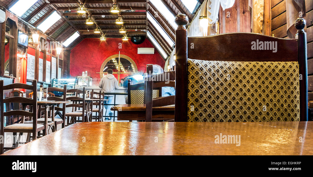 Café-Bar-Interieur Stockfoto