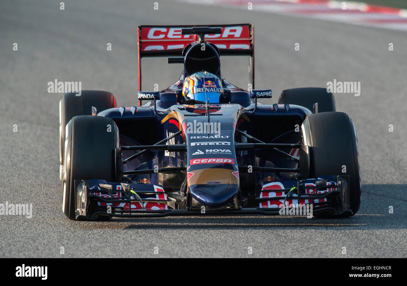Carlos Sainz Junior (SPA), Scuderia Toro Rosso STR10 Formel1 Testsitzungen, Circuit de Catalunya. Stockfoto