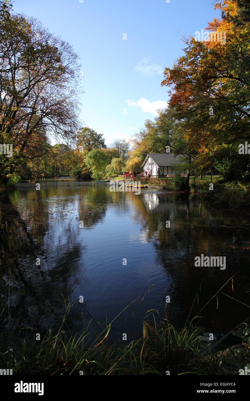 See in Pittville Park, Cheltenham Stockfoto