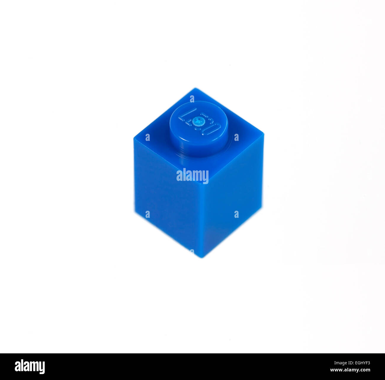 Die meisten geformt und Lego-Stein im Jahr 2013, das 1 x 1 Ziegel produziert. 3,15 Milliarden dieser Ziegel wurde im Jahr 2013 produziert. Stockfoto