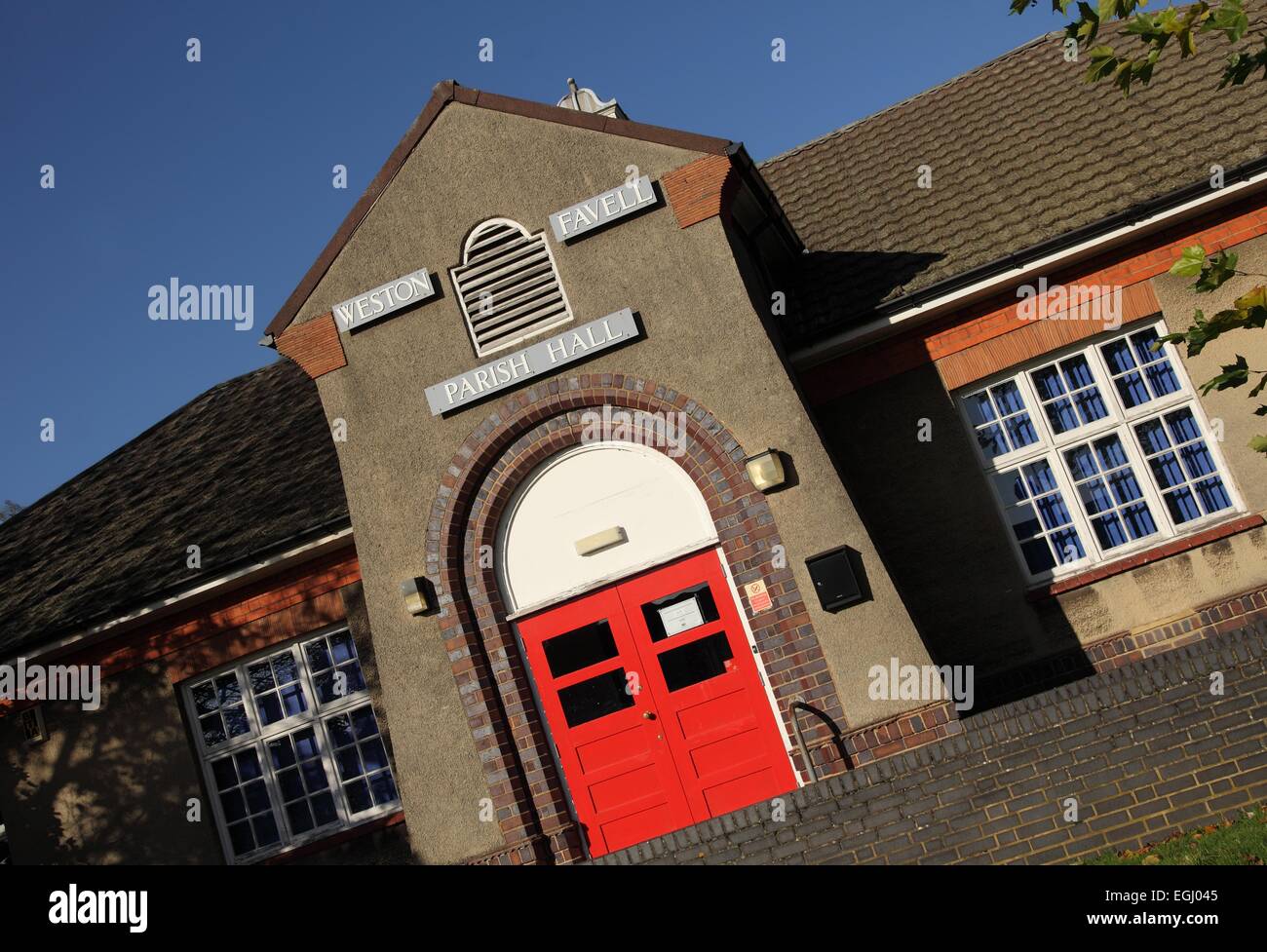 Pfarrsaal, Weston hohen, Northampton Stockfoto