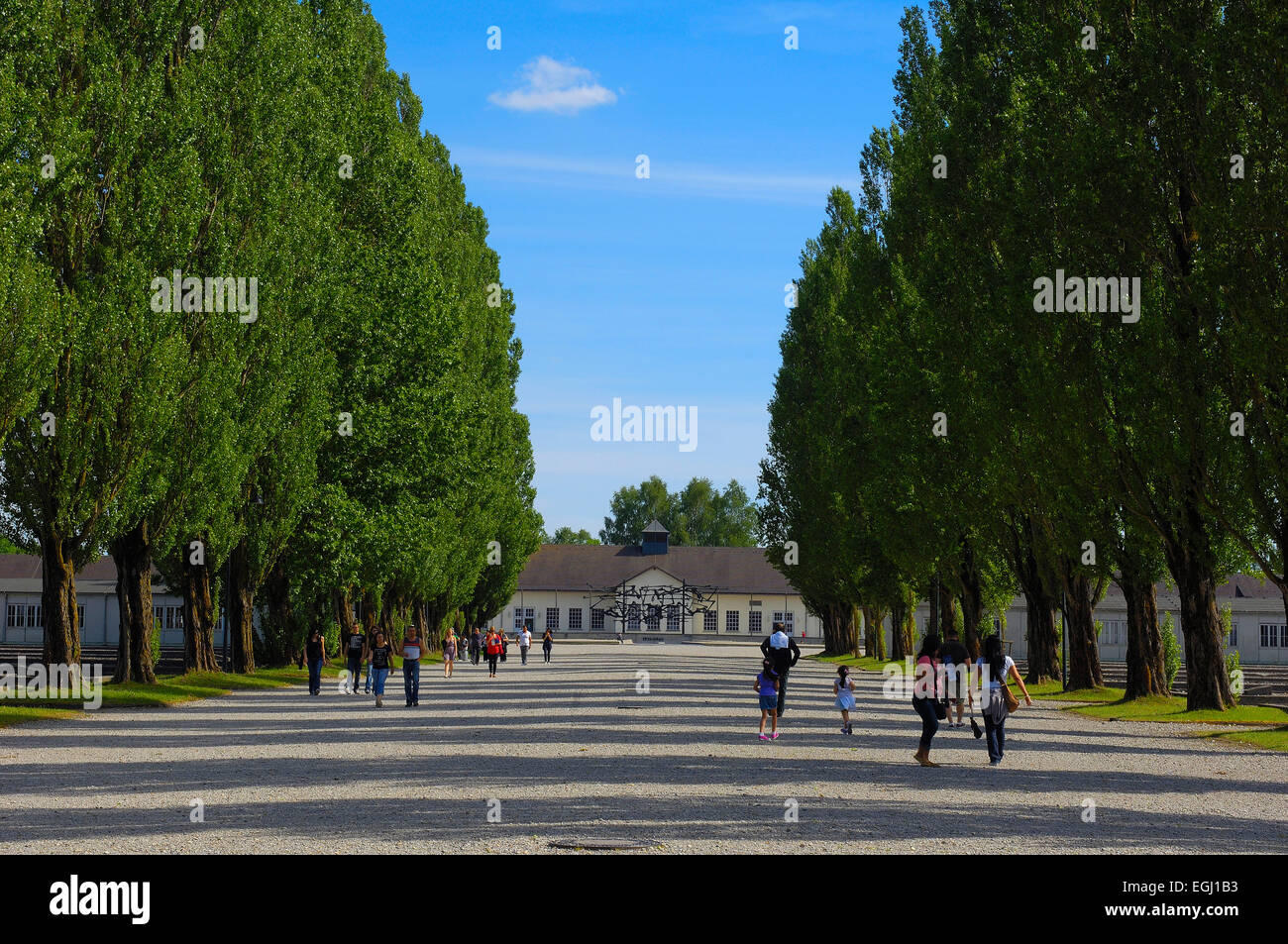 Dachau, KZ, Memorial Site, Bayern, Deutschland, Europa. Stockfoto