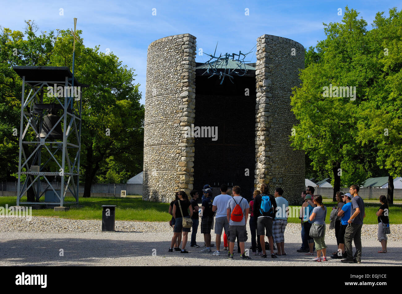 Dachau, KZ, Memorial Site, Bayern, Deutschland, Europa. Stockfoto