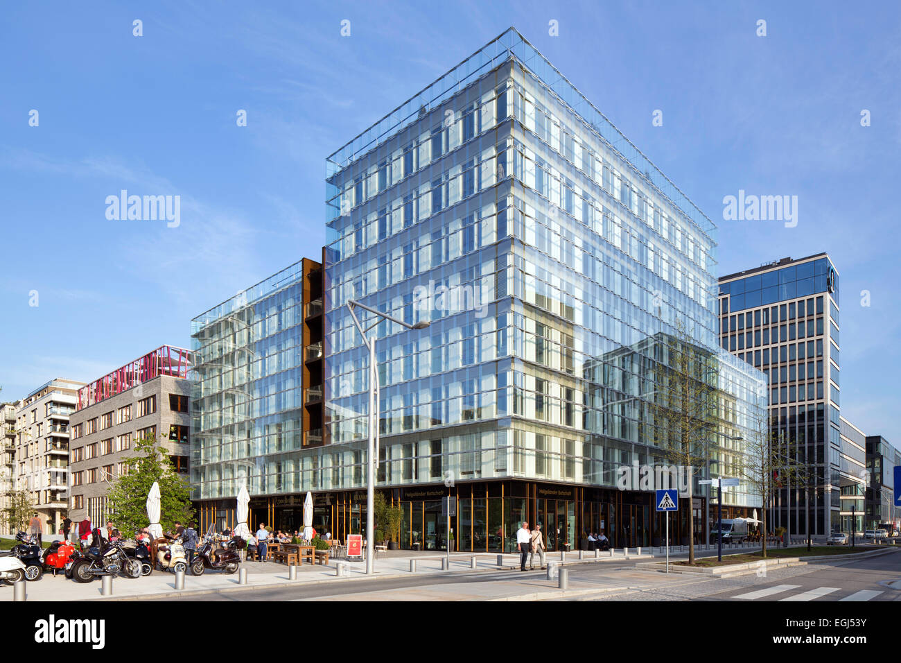 Centurion Commercial Center, Bürogebäude, Am Sandtorpark, HafenCity, Hamburg, Deutschland Stockfoto