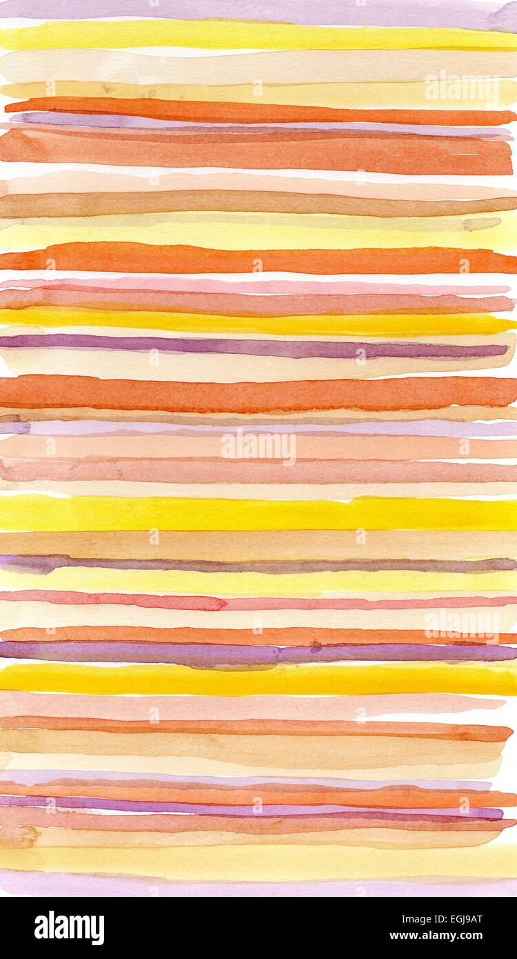 Aquarell Abstrakt Linien Hintergrund Stockfoto