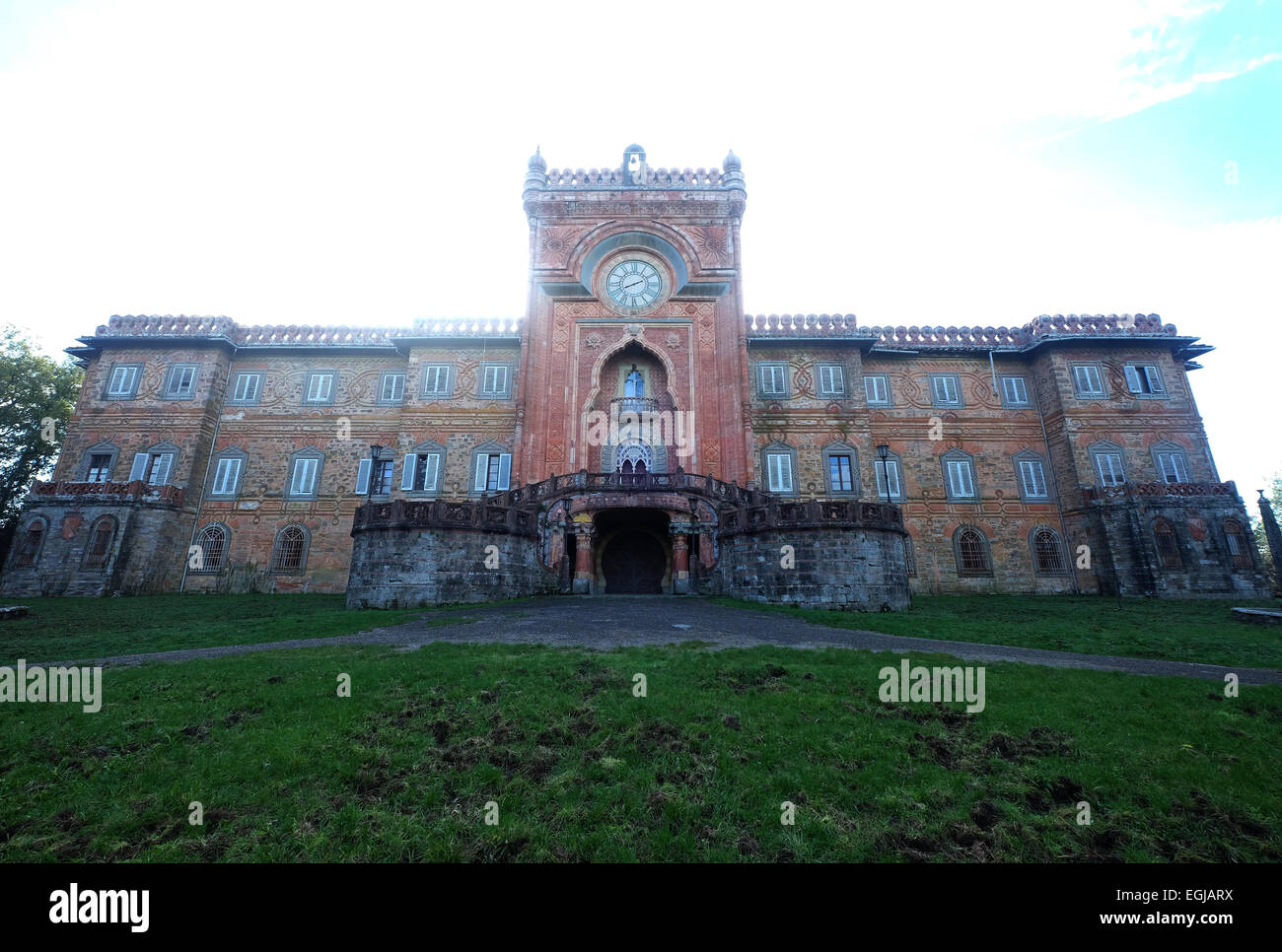 die Burg Sammezzano, Reggello,(Florence province) Toskana, Italien Stockfoto