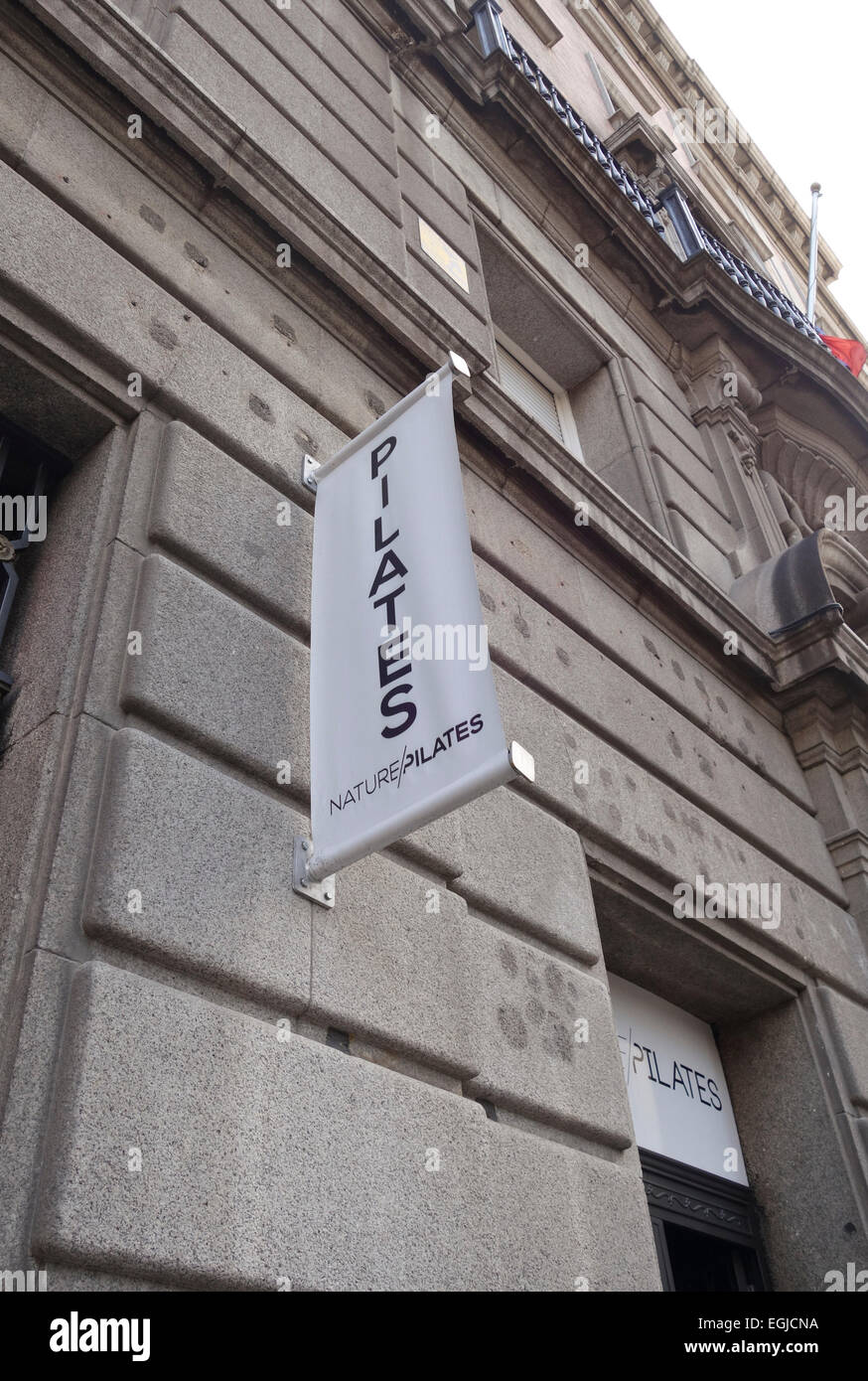 Zeichen der Natur Pilates, Gesundheit und Fitness-Center, Madrid, Spanien Stockfoto