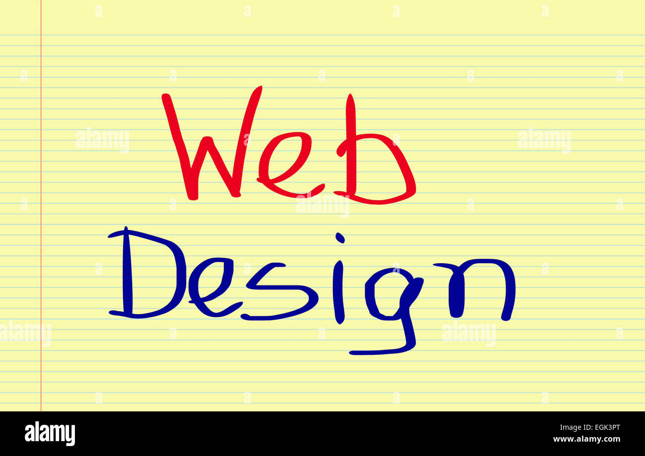 Web-Design-Konzept Stockfoto