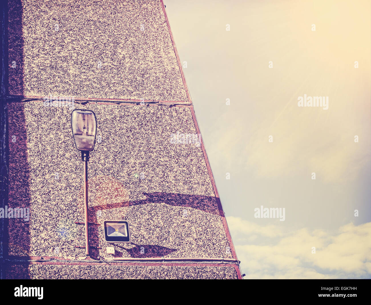 Jahrgang gefiltert städtischen abstrakten Hintergrund mit Textfreiraum. Stockfoto