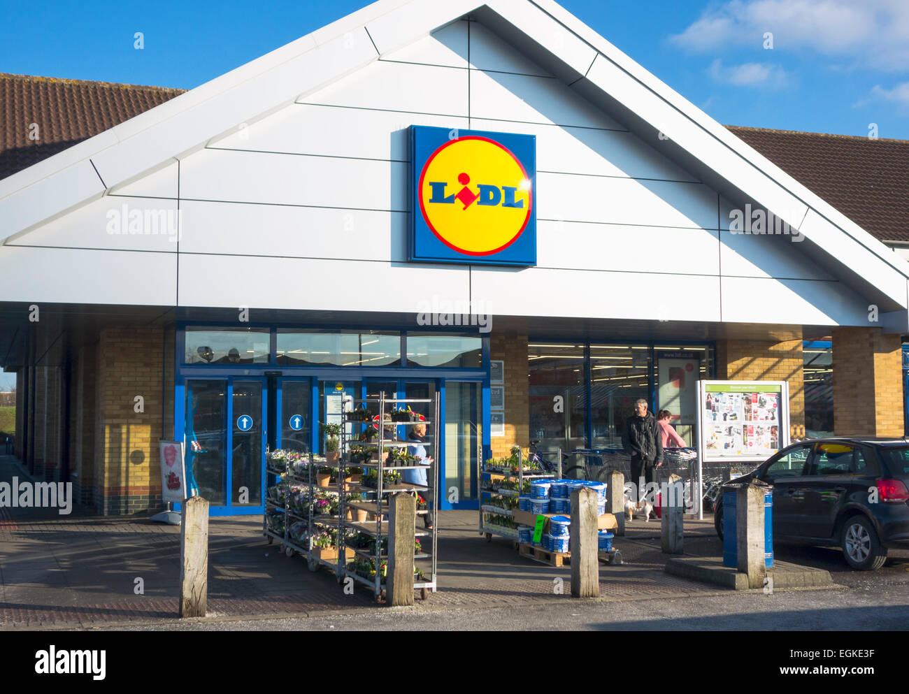 Lidl-Shop Stockfoto