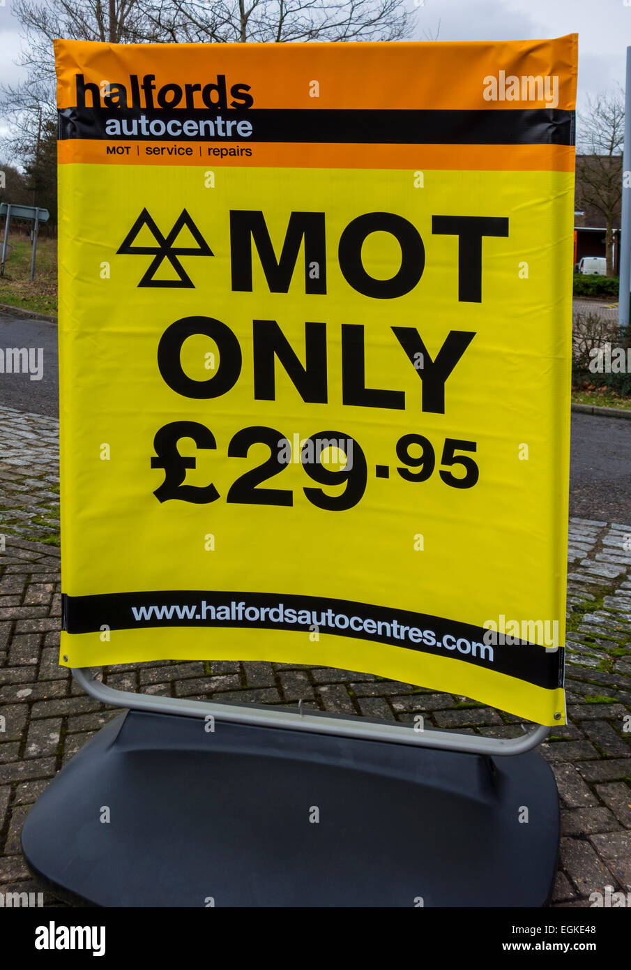 MOT Testing Center. Stockfoto