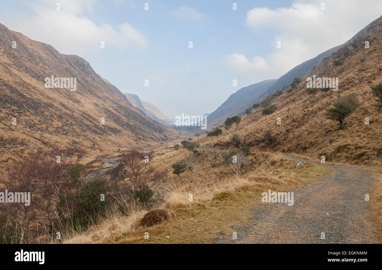 Glenveagh Nationalpark, Co. Donegal, Irland Stockfoto