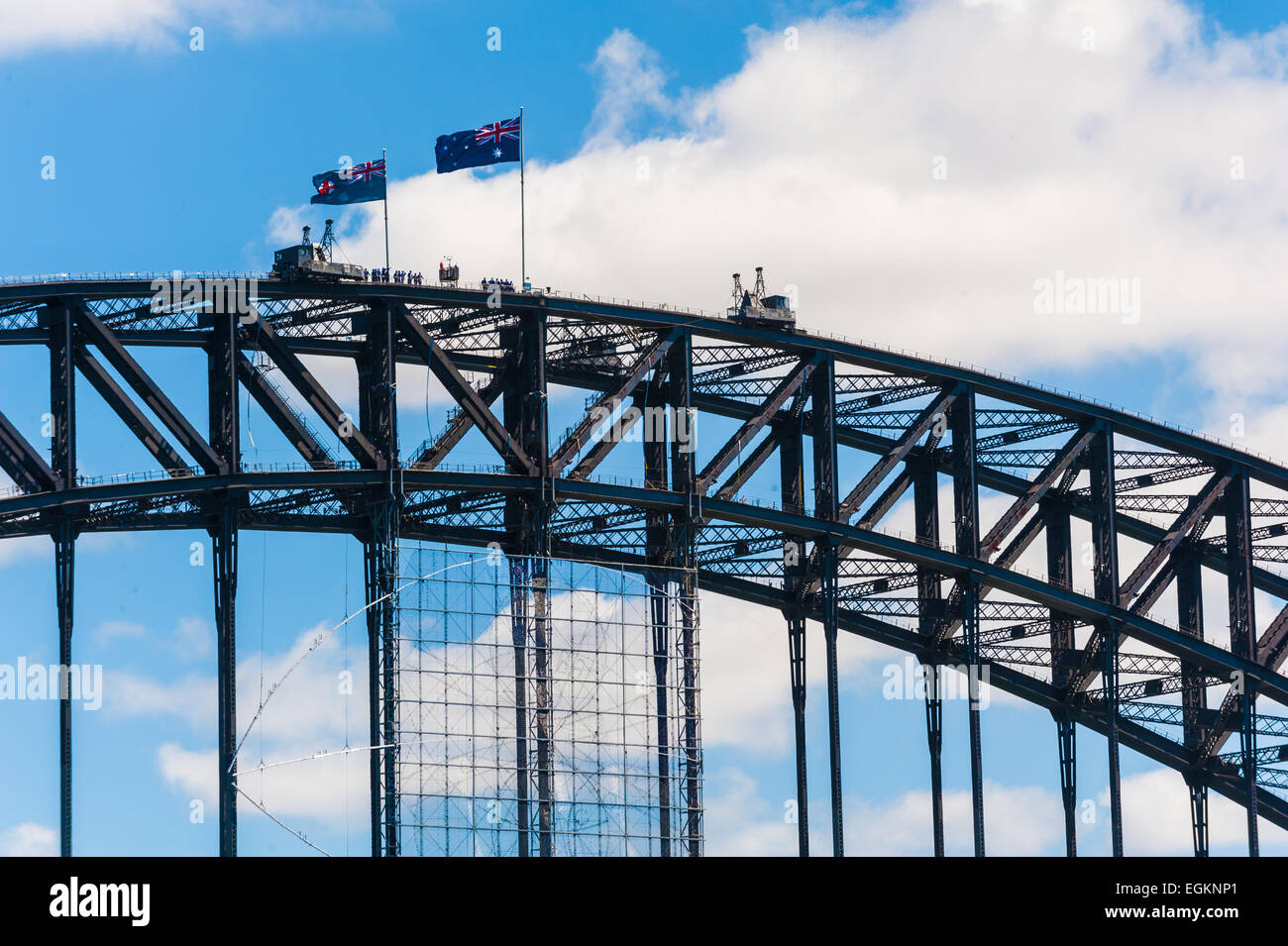 Detail des Sidney Harbour Bridge, Australien Stockfoto