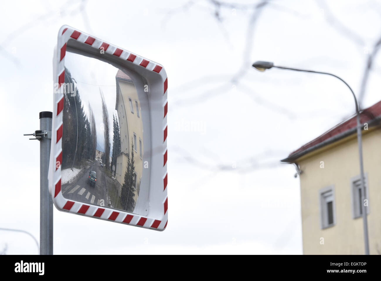 Ehemaligen Kaserne sowjetischen Bereich im Frenstat Pod Radhostem, Tschechische Republik, auf Montag, 23. Februar 2015, fünfzehn Jahre nach Abzug der sowjetischen Armee in bereitgestellte Tschechoslowakei am 26. Februar 1990 Truppen abgebildet. (Foto/Jaroslav Ozana CTK) Stockfoto