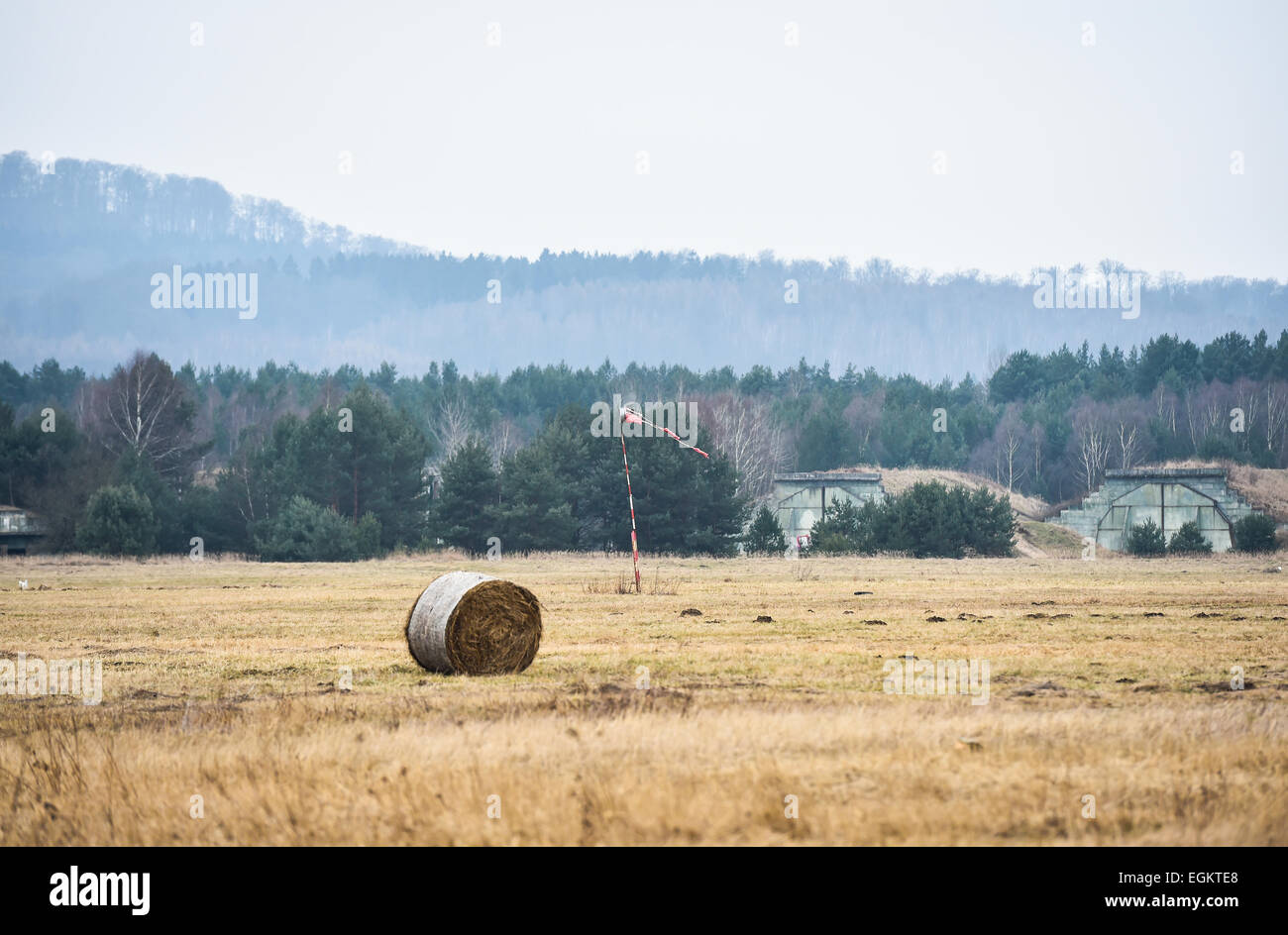 Ehemalige sowjetische Armee Truppenübungsplatz Ralsko, Tschechische Republik, im Bild Dienstag, 17. Februar 2015, fünfundzwanzig Jahre nach Abzug der sowjetischen Armee in bereitgestellte Tschechoslowakei im Jahr 1991 Truppen. (CTK Foto/Radek Petrasek) Stockfoto