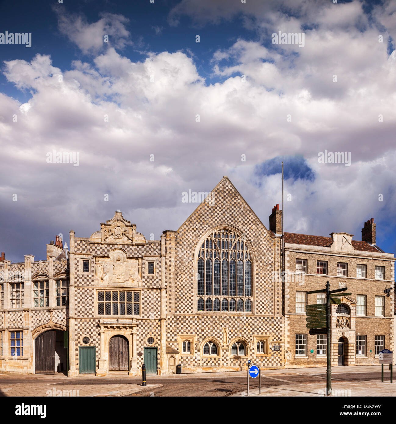 Das Rathaus und die Trinity Guildhall, Kings Lynn, Norfolk, England, Vereinigtes Königreich. Stockfoto