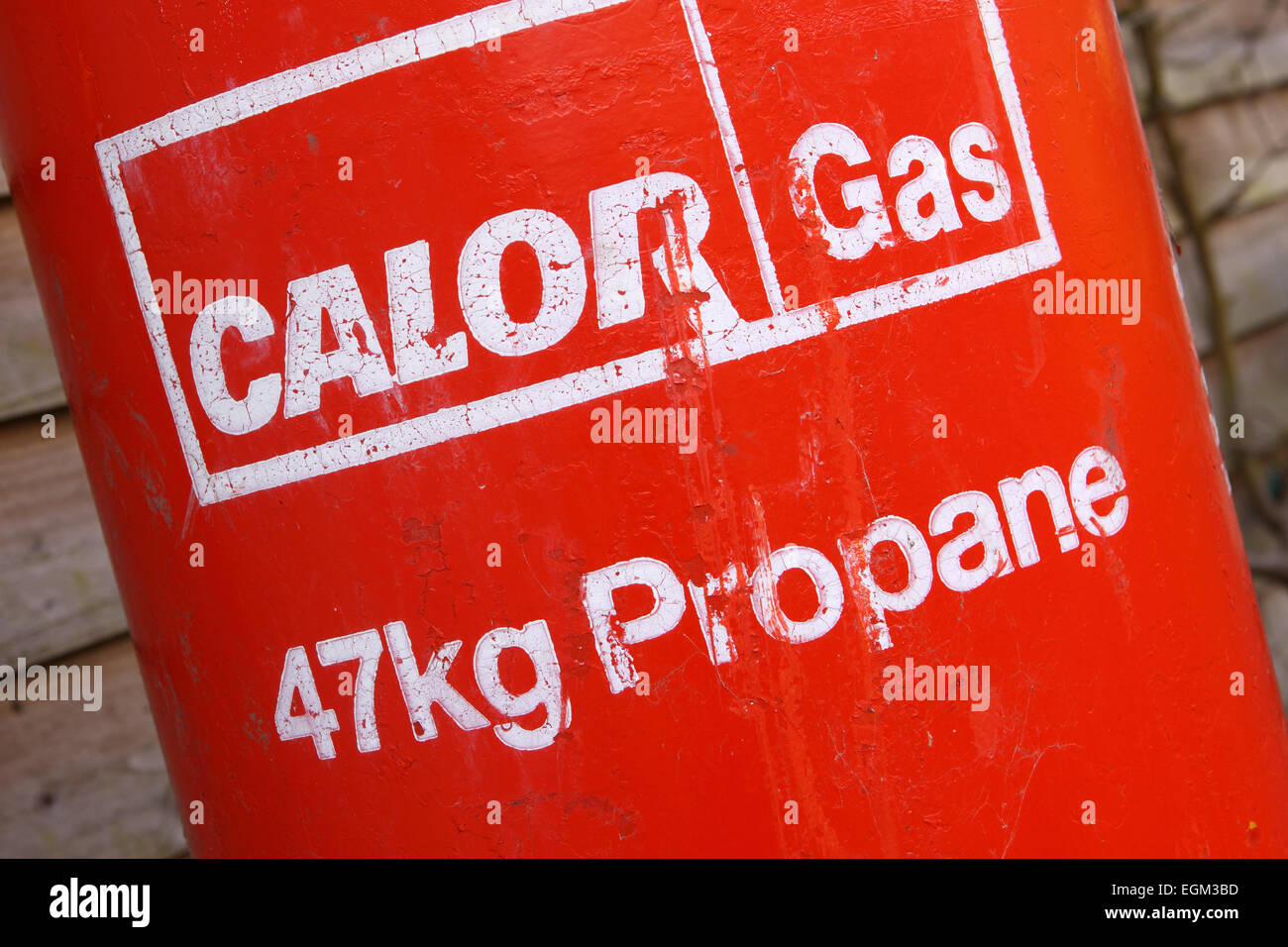 Calor Gas LPG Propan große 47 kg Gasflasche UK Stockfoto