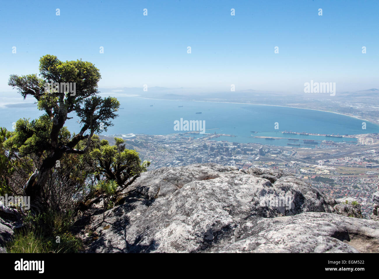 Eine wunderschöne Landschaft befindet sich in Kapstadt, Südafrika Stockfoto