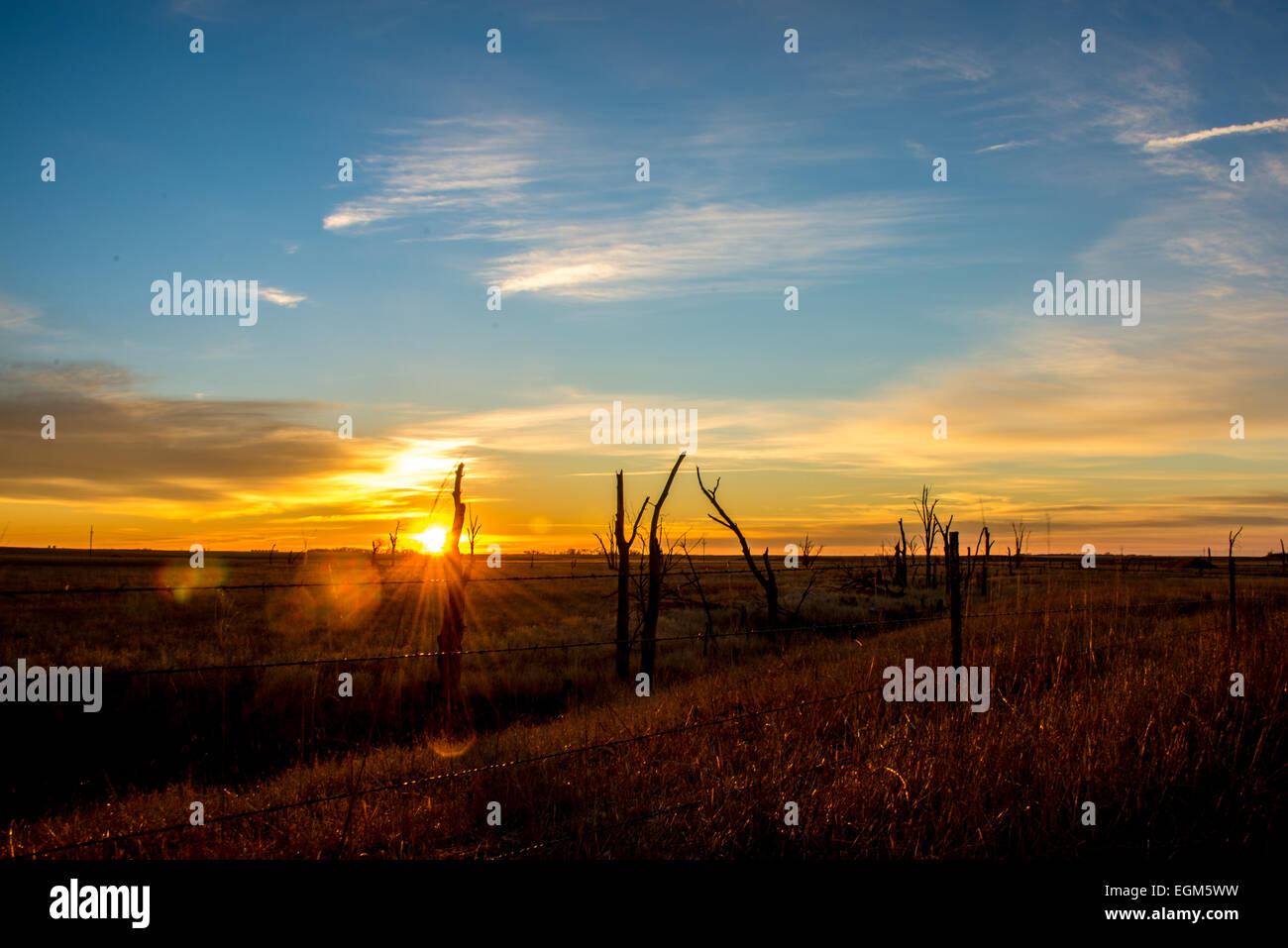 South Dakota Sunrise Stockfoto