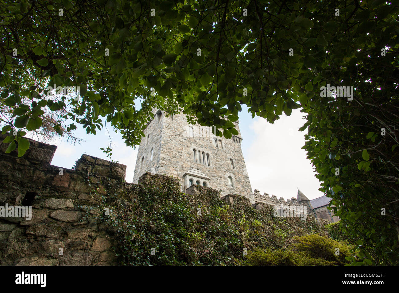 Glenveagh Castle im Glenveagh National Park, Co. Donegal, Irland Stockfoto