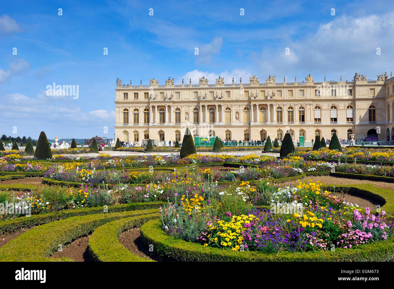 Schloss VersaillesGarten und Park Ile de France Frankreich Europa