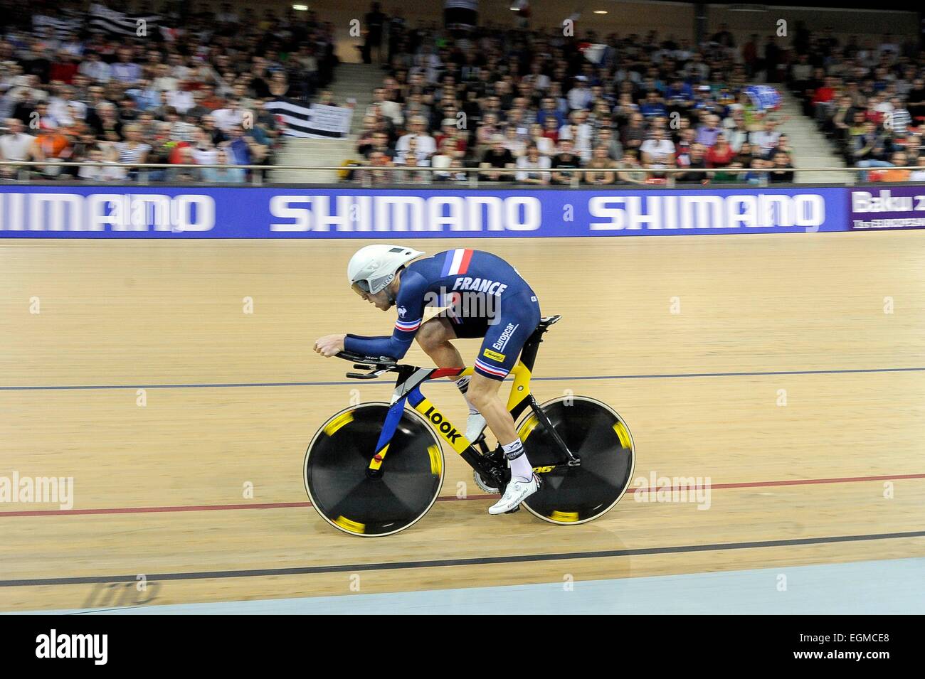 Julien Morice - 21.02.2015 - Championnats du Monde 2015 de Cyclisme Sur Piste - Saint Quentin En Yvelines.Photo: Andre Ferreira/Icon Sport Stockfoto