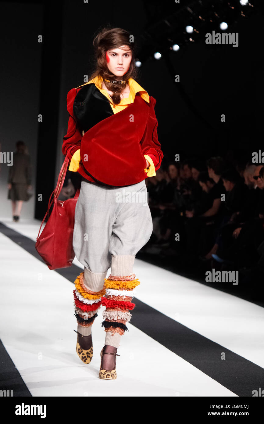 Vivienne Westwood LFW A/W 15 Stockfoto