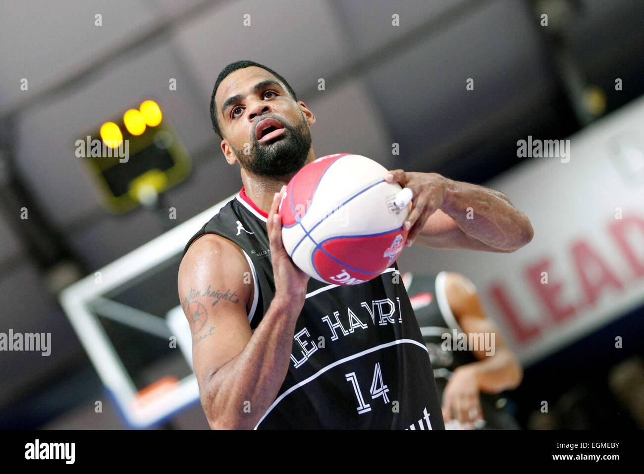 Ricardo GREER - 20.02.2015 - Straßburg/Le Havre - Staats-und Regierungschefs Cup - Disneyland.Photo: Johnny Fidelin/Icon Sport Stockfoto