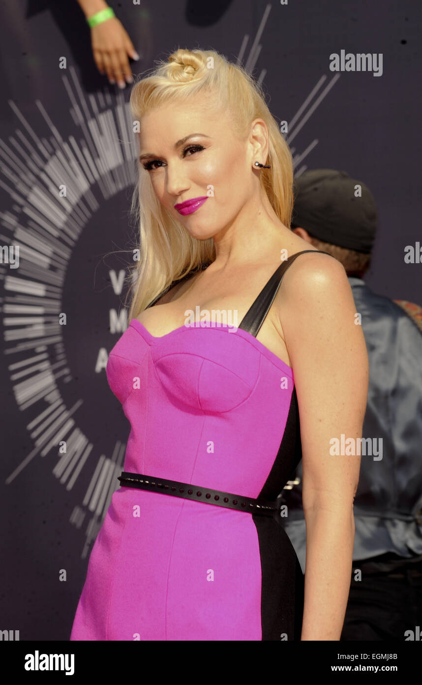 Die 2014 MTV Video Music Awards Ankünfte Featuring: Gwen Stefani Where: Los Angeles, California, Vereinigte Staaten von Amerika bei: 25. August 2014 Stockfoto