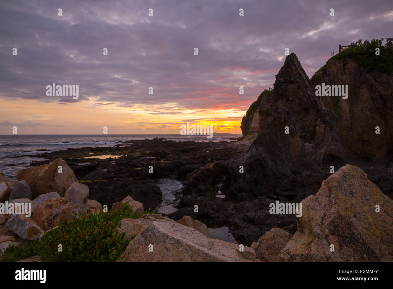 Sonnenaufgang in Narooma, New-South.Wales, Australien Stockfoto