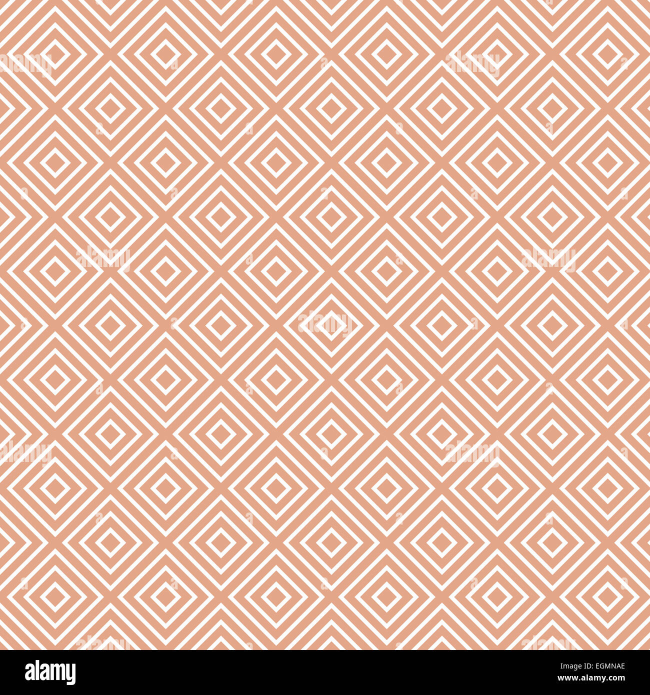 Weiße geometrischen Muster auf Beige Stockfoto