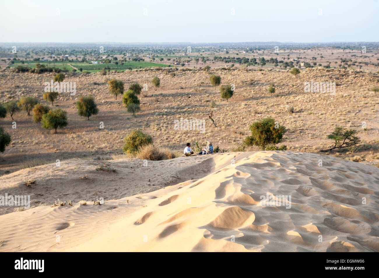 Indische Wüste Osian Stockfoto