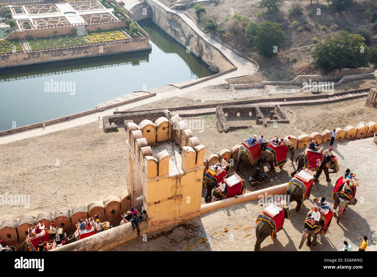 Maota See und Garten Stockfoto